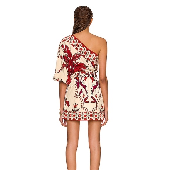 Johanna Ortiz One Shoulder Dress with Bold Print - Picture 2 of 10